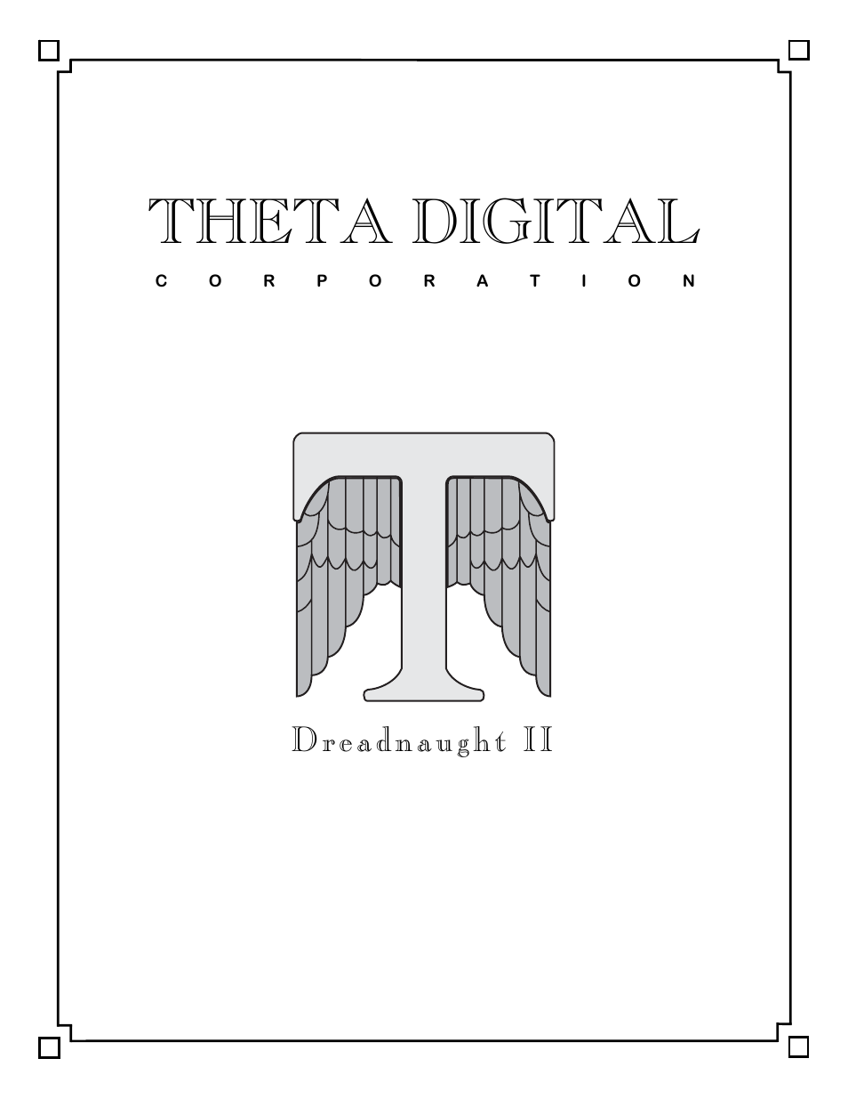 Theta Digital Dreadnaught II User Manual | 26 pages
