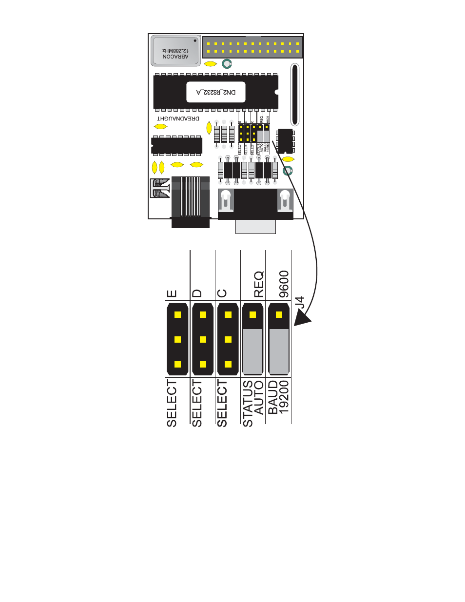 Rs232 jumper settings | Theta Digital Dreadnaught II User Manual | Page 23 / 26