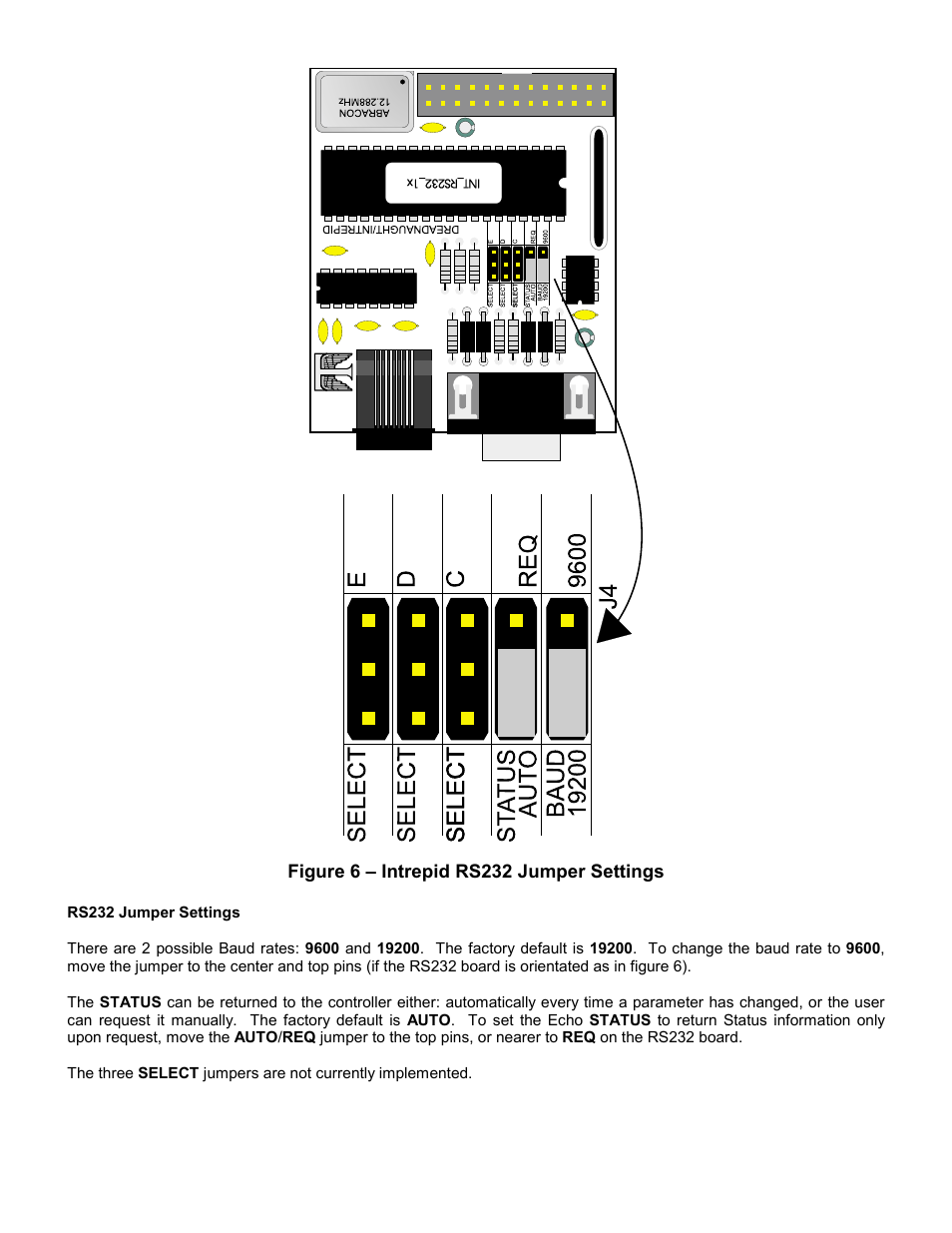Rs232 jumper settings | Theta Digital Intrepid User Manual | Page 18 / 20