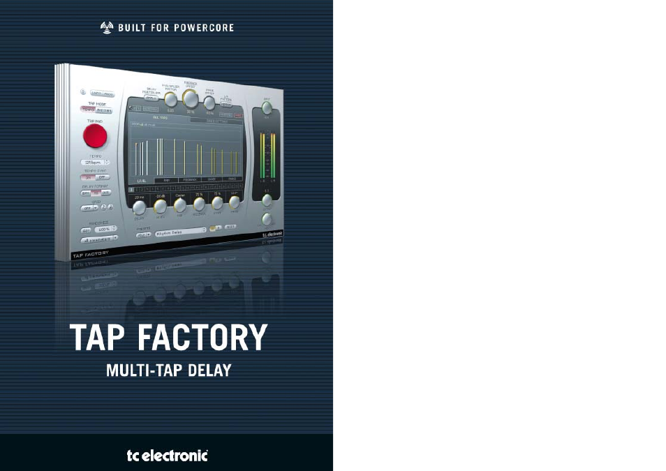 TC electronic SDN BHD Tap Factory Multi-Tap Delay User Manual | 12 pages