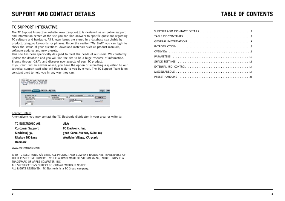TC electronic SDN BHD Tap Factory Multi-Tap Delay User Manual | Page 2 / 12