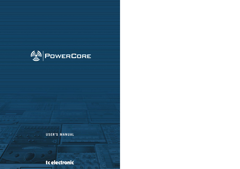 TC electronic SDN BHD PowerCore User Manual | 22 pages
