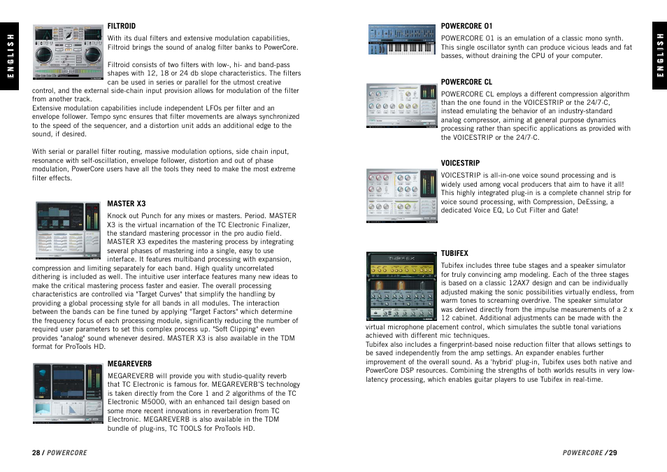 TC electronic SDN BHD PowerCore User Manual | Page 16 / 22