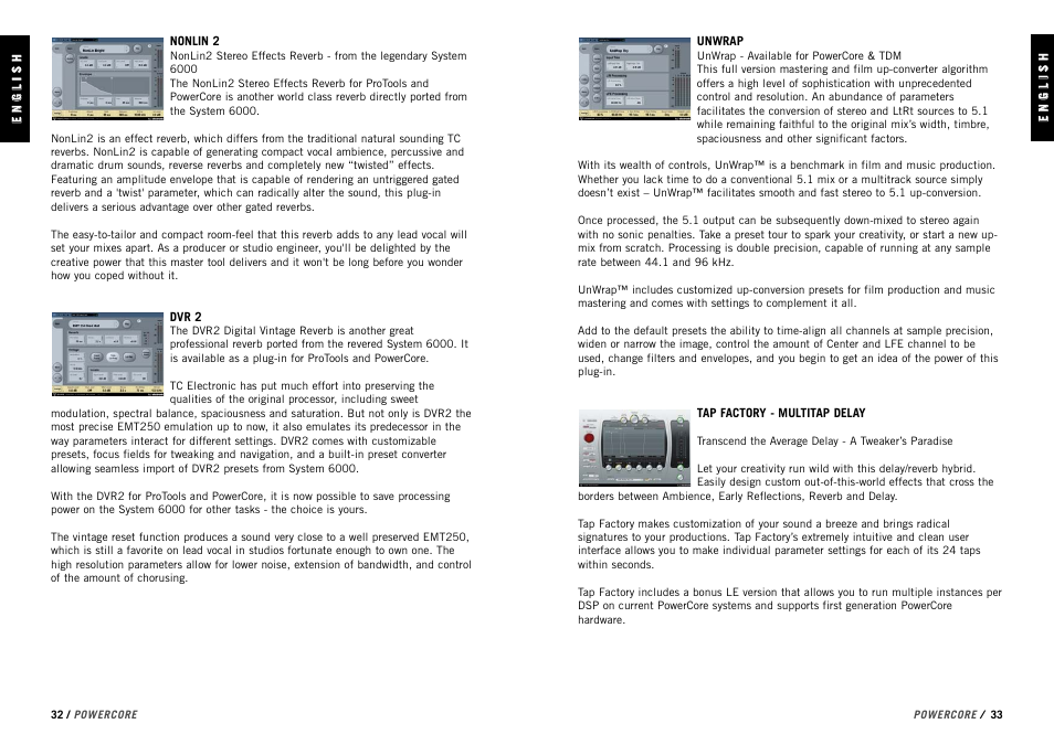 TC electronic SDN BHD PowerCore User Manual | Page 18 / 22