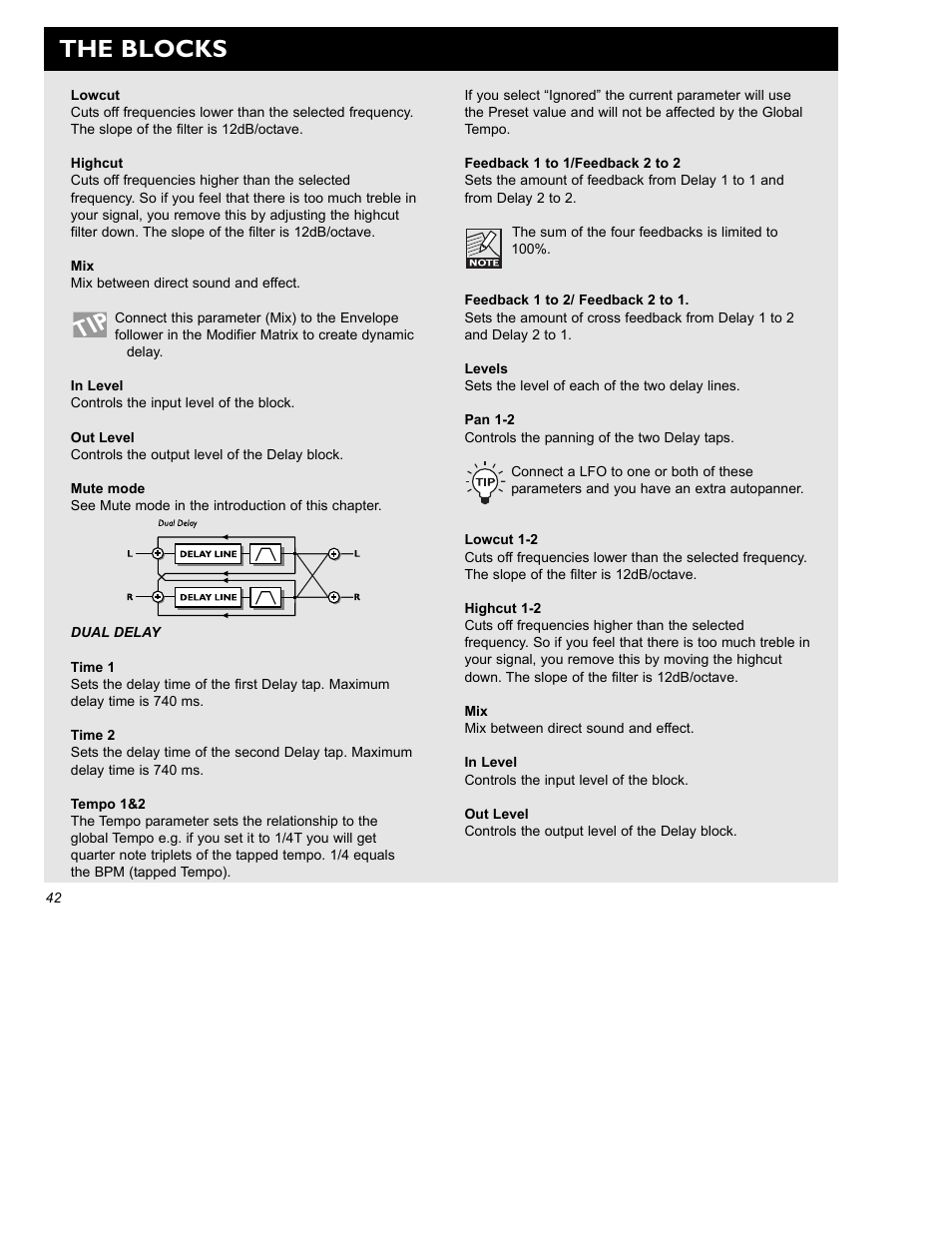 The blocks | TC Electronic G-Force User Manual | Page 44 / 63