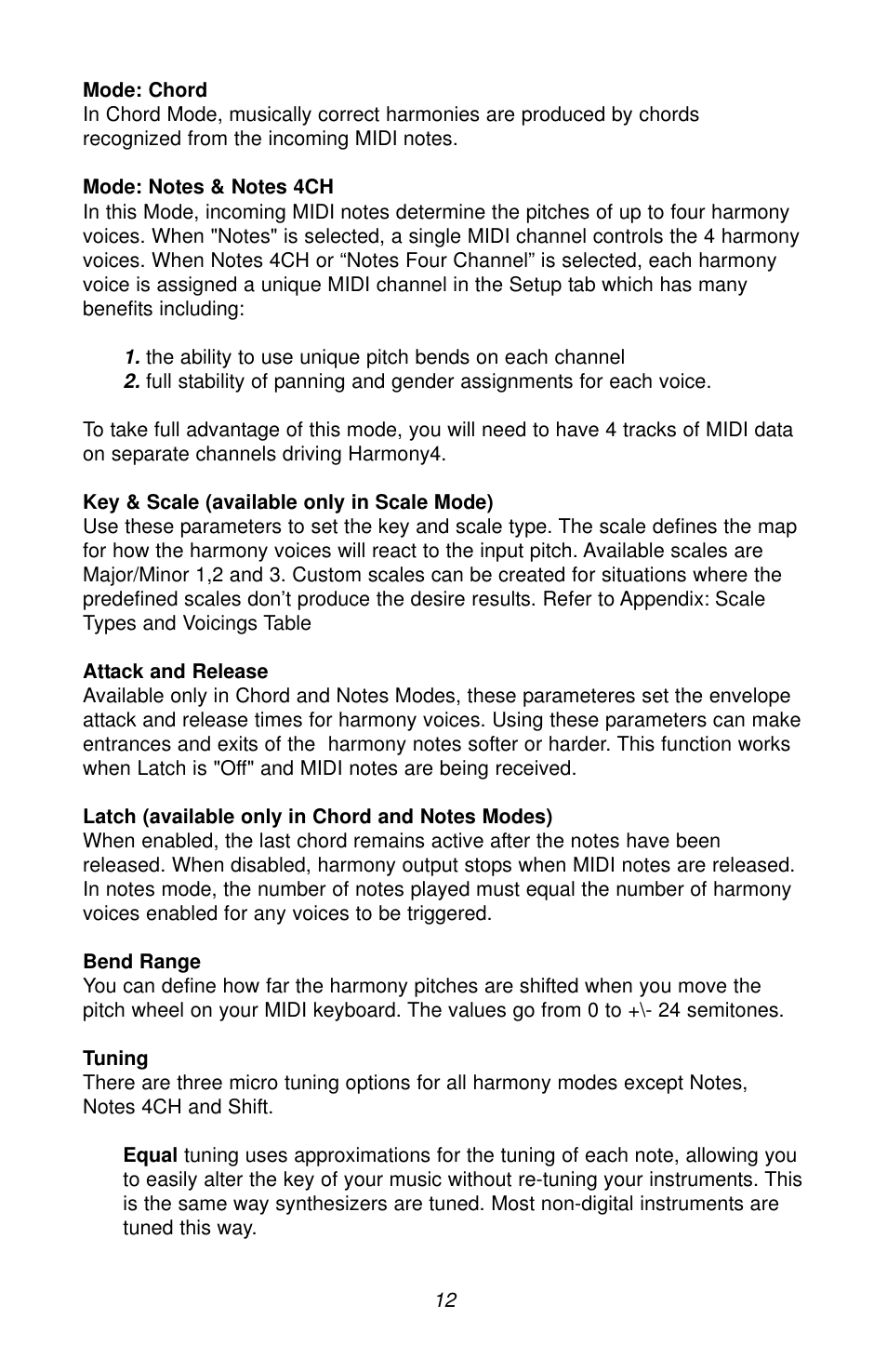 TC Electronic Harmony4 TDM User Manual | Page 12 / 22