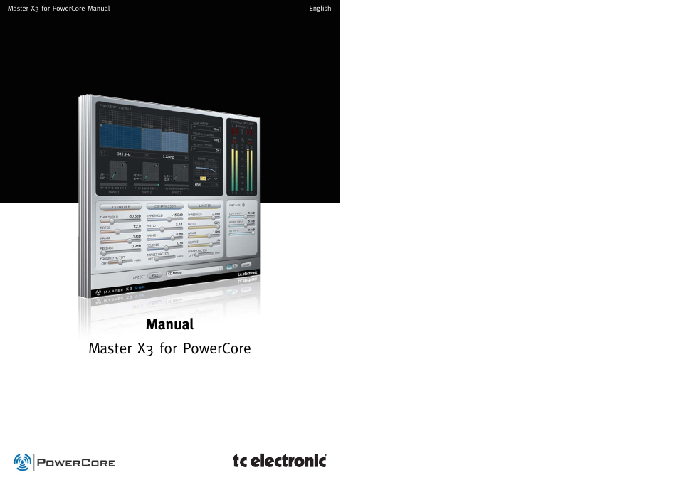 TC electronic SDN BHD PowerCore Master X3 User Manual | 11 pages