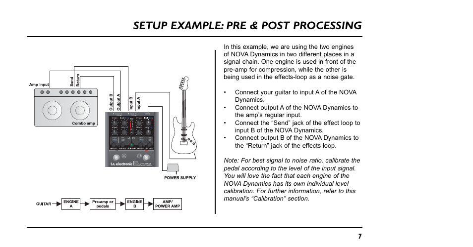 Setup example: pre & post processing | TC electronic SDN BHD Nova Dynamics NDY-1 User Manual | Page 7 / 20