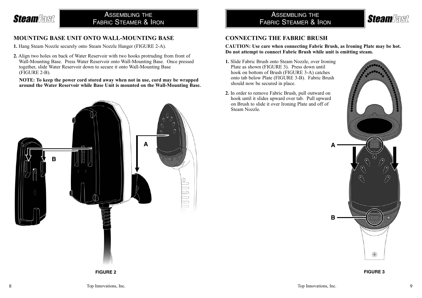 Top Innovations SF-432 User Manual | Page 8 / 8
