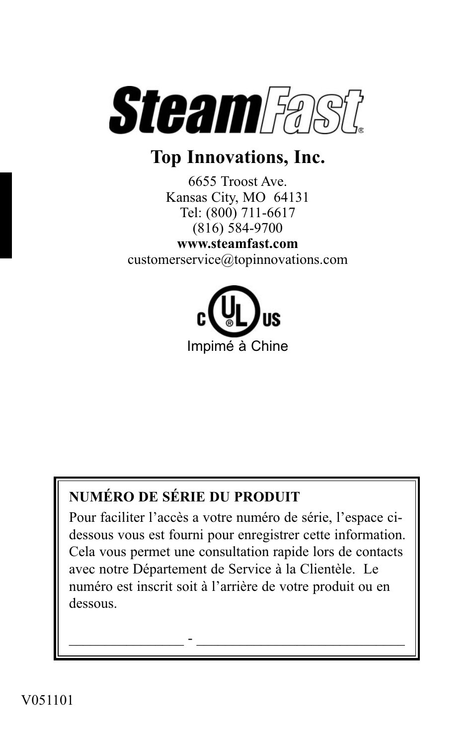 Top innovations, inc | Top Innovations STEAM FAST SP-660 User Manual | Page 36 / 36