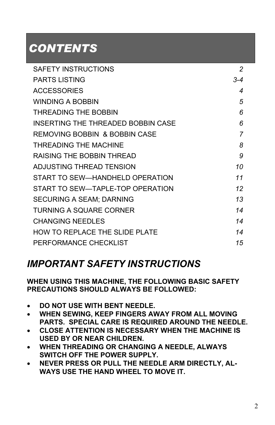 Top Innovations SP-403 User Manual | Page 3 / 22