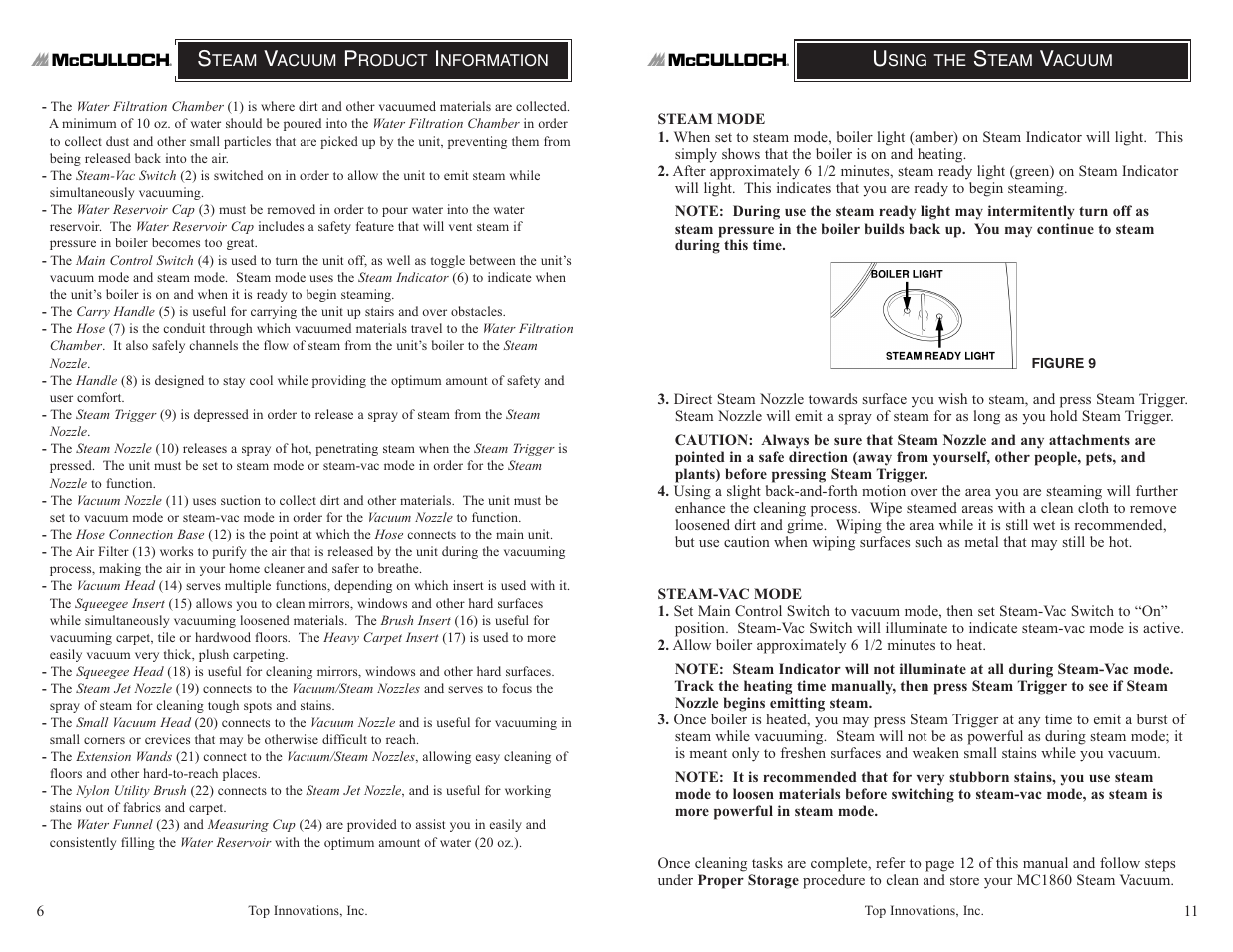 Top Innovations MODEL MC1860 User Manual | Page 6 / 8
