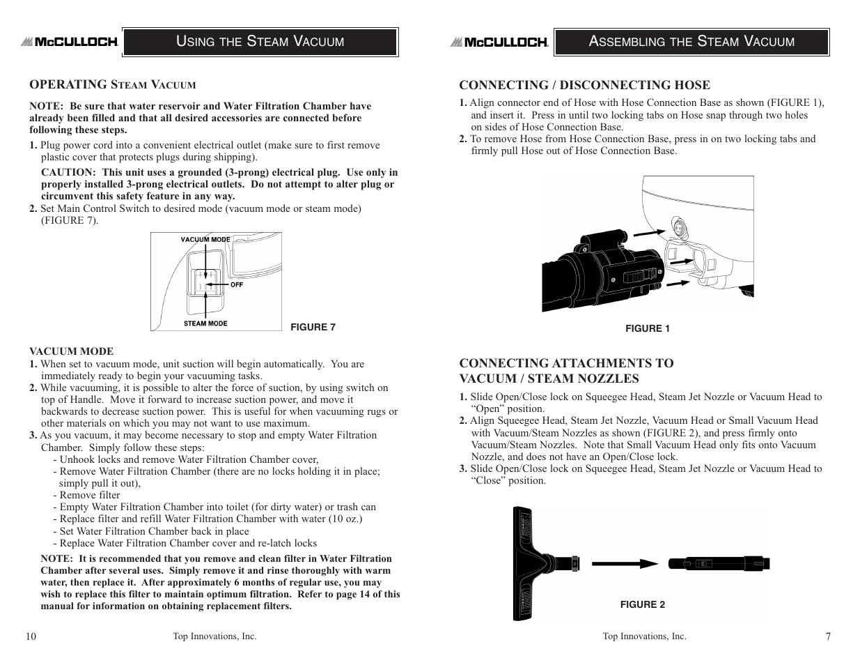 Top Innovations MODEL MC1860 User Manual | Page 7 / 8