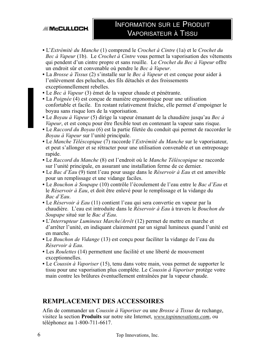 Top Innovations MC1407 User Manual | Page 22 / 48