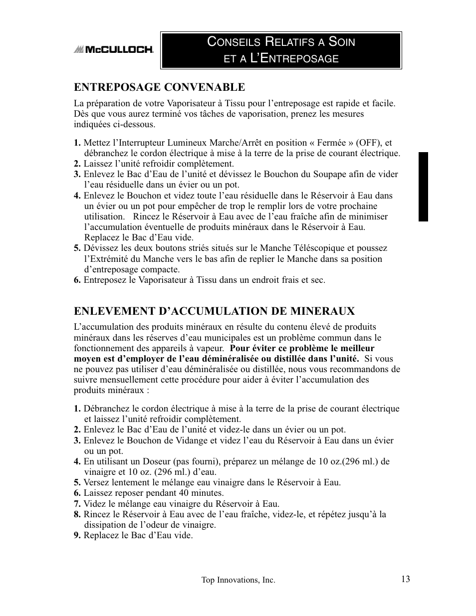Top Innovations MC1407 User Manual | Page 29 / 48