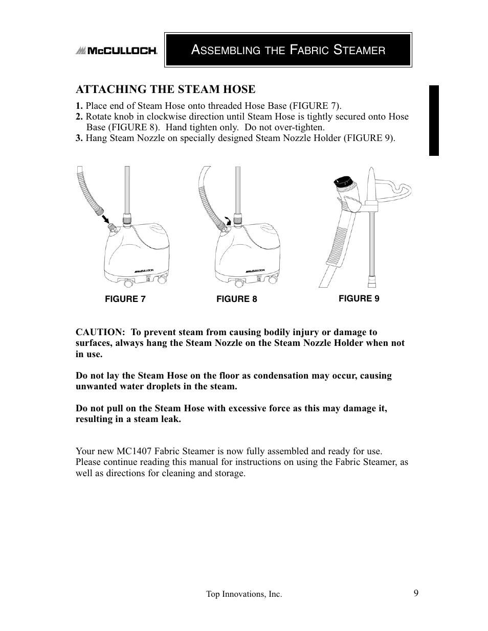 Top Innovations MC1407 User Manual | Page 9 / 48