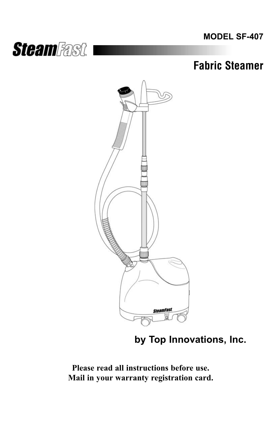 Top Innovations SF-407 User Manual | 16 pages