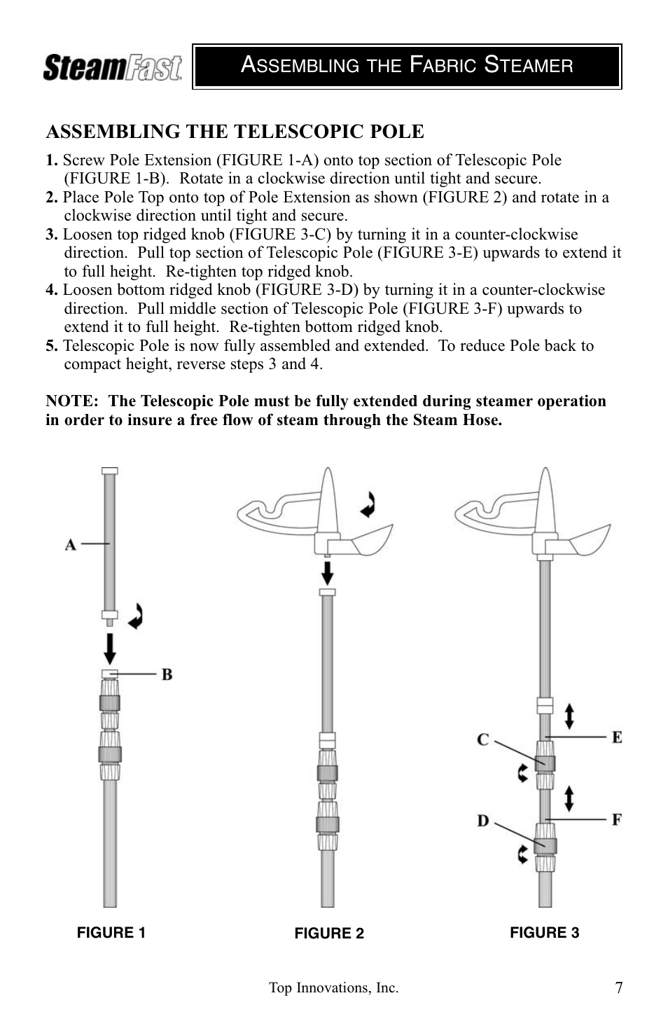 Top Innovations SF-407 User Manual | Page 7 / 16