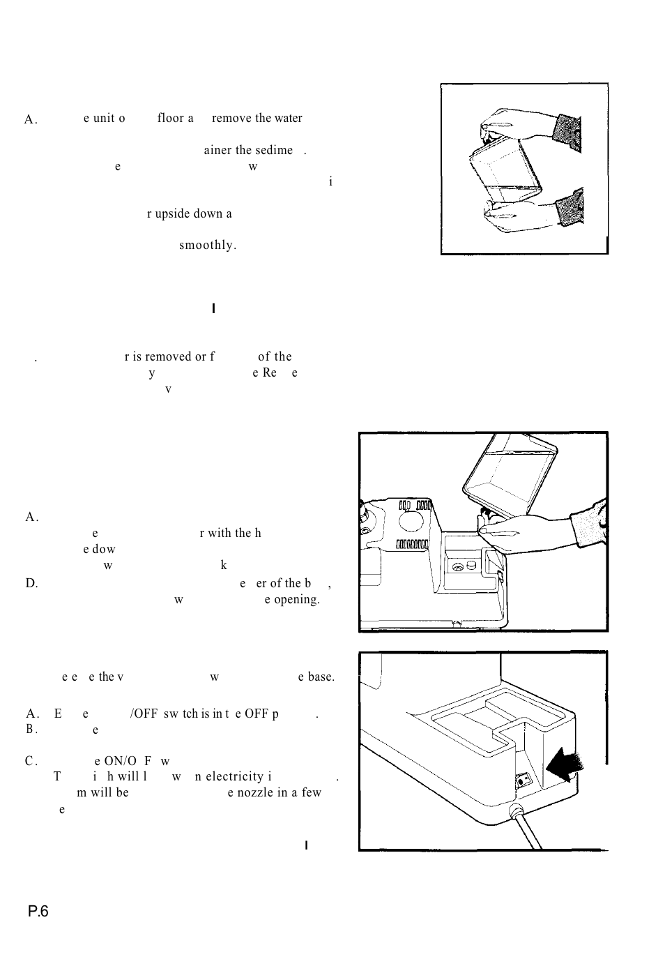 Steamer operation | Top Innovations SP-350 User Manual | Page 7 / 13