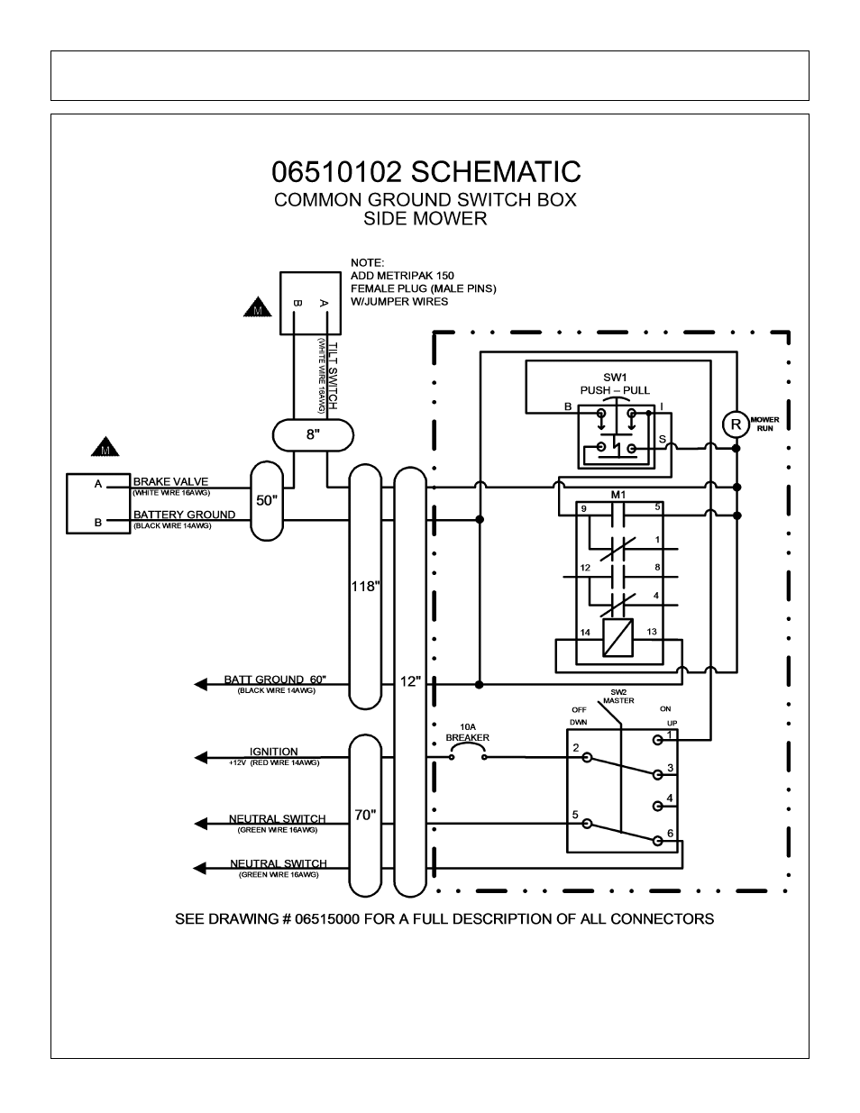 Switch box schematic | Tiger Products Co., Ltd M105X/S User Manual | Page 105 / 176