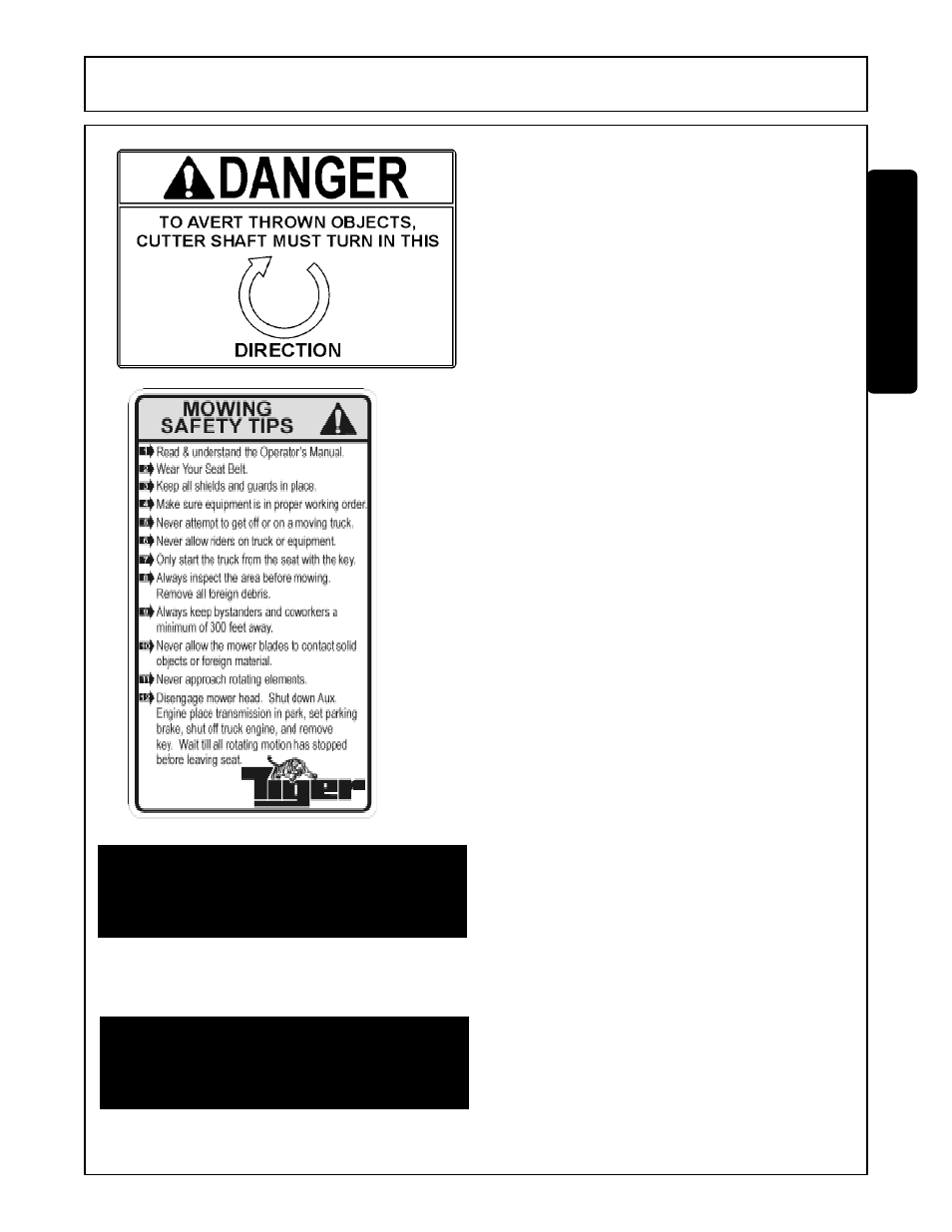 Safety | Tiger Products Co., Ltd M105X/S User Manual | Page 19 / 176