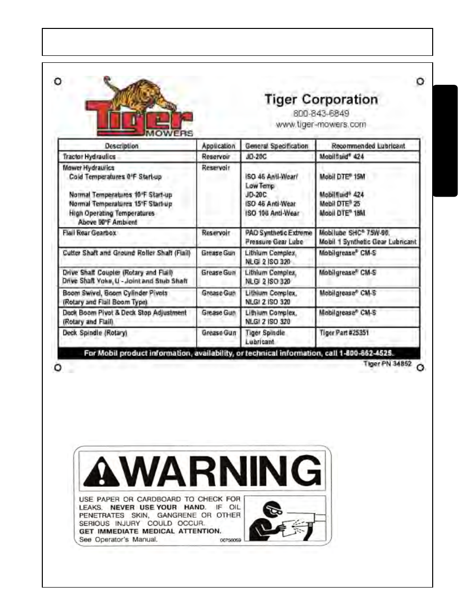 Safety | Tiger Products Co., Ltd M105X/S User Manual | Page 25 / 176