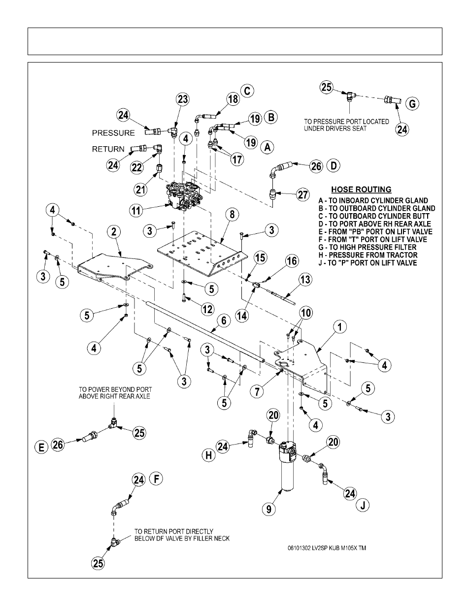 2sp husco lift valve - combo | Tiger Products Co., Ltd M105X/S User Manual | Page 92 / 176