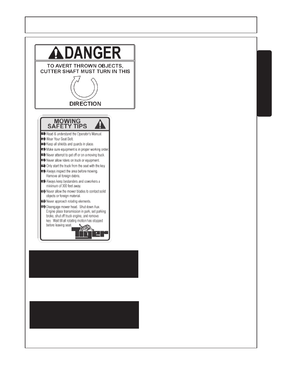 Safety | Tiger Products Co., Ltd TS 100A User Manual | Page 21 / 178