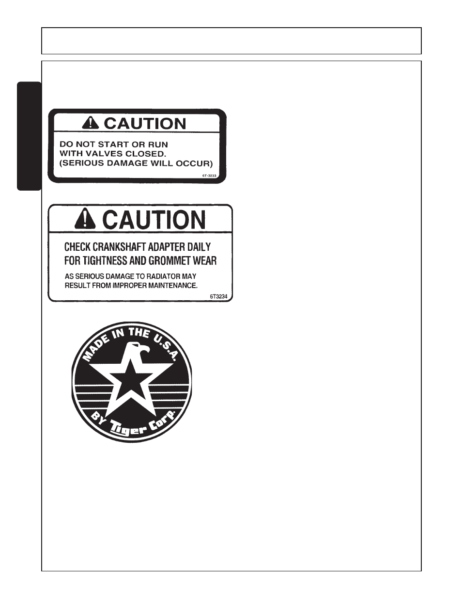 Safety | Tiger Products Co., Ltd TS 100A User Manual | Page 24 / 178