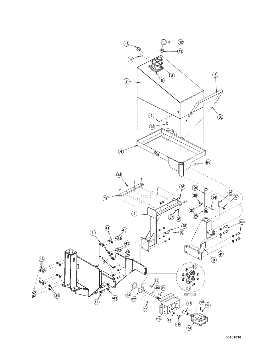 Tractor mount kit - main frame | Tiger Products Co., Ltd TS 100A User Manual | Page 92 / 178