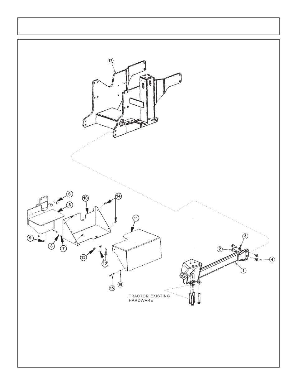 Tractor mount kit - brace/batt, cab/woc | Tiger Products Co., Ltd TS 100A User Manual | Page 96 / 178