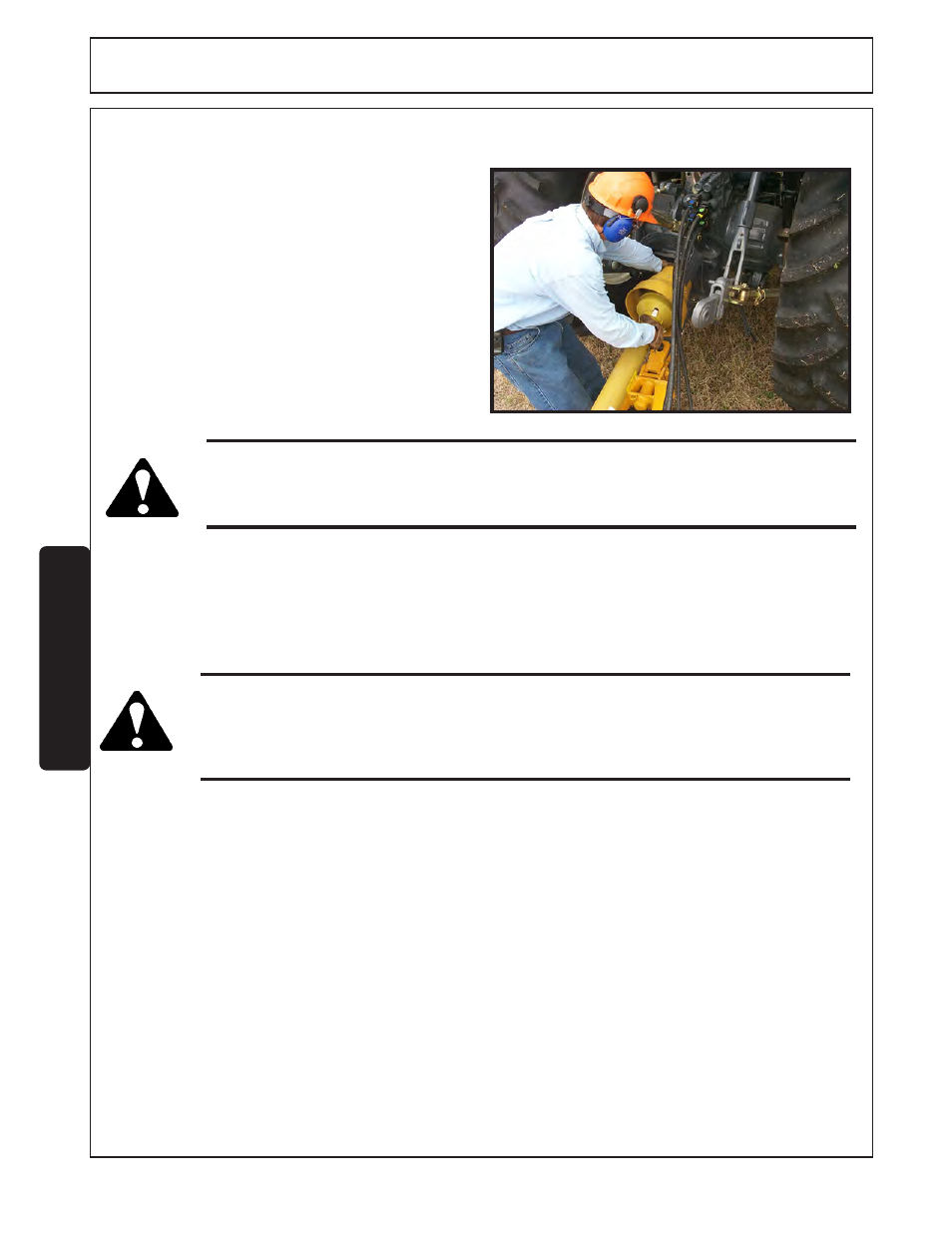 Operation, Driveline attachment | Tiger Products Co., Ltd TWR-180 User Manual | Page 48 / 86