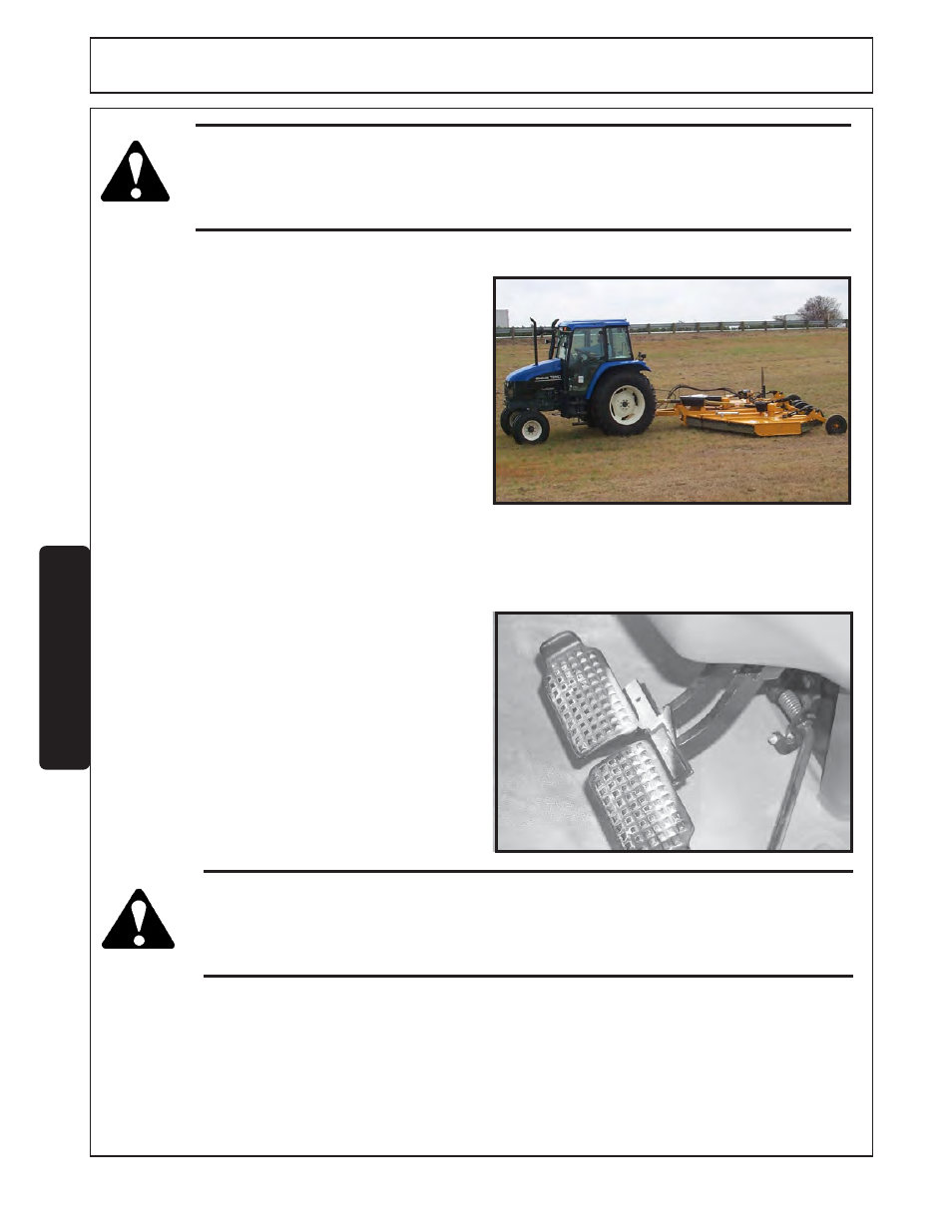 Operation, 1 starting the tractor, 2 brake and differential lock setting | Tiger Products Co., Ltd TWR-180 User Manual | Page 56 / 86
