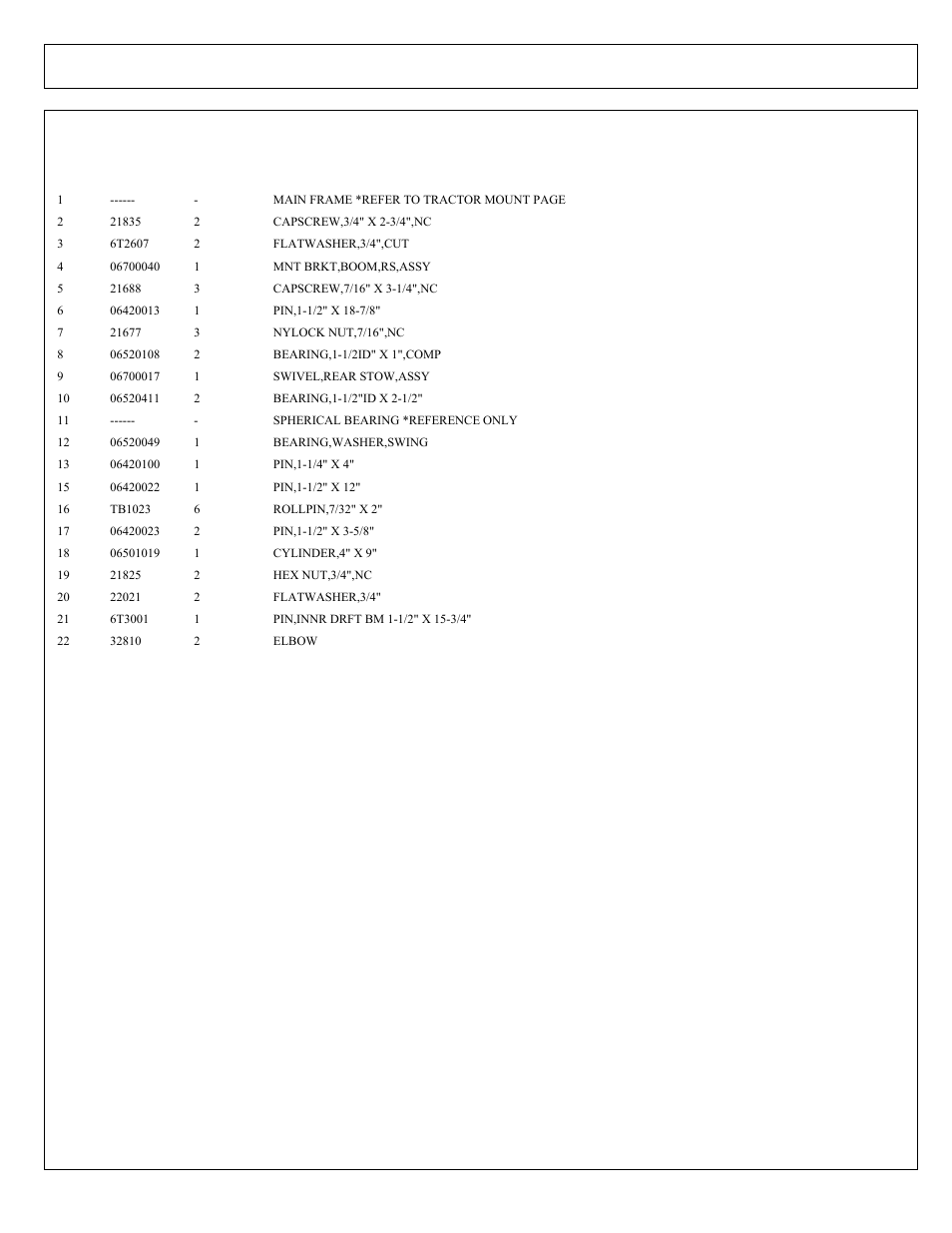 Boom mount kit | Tiger Products Co., Ltd JOHN DEERE 5093E User Manual | Page 145 / 248