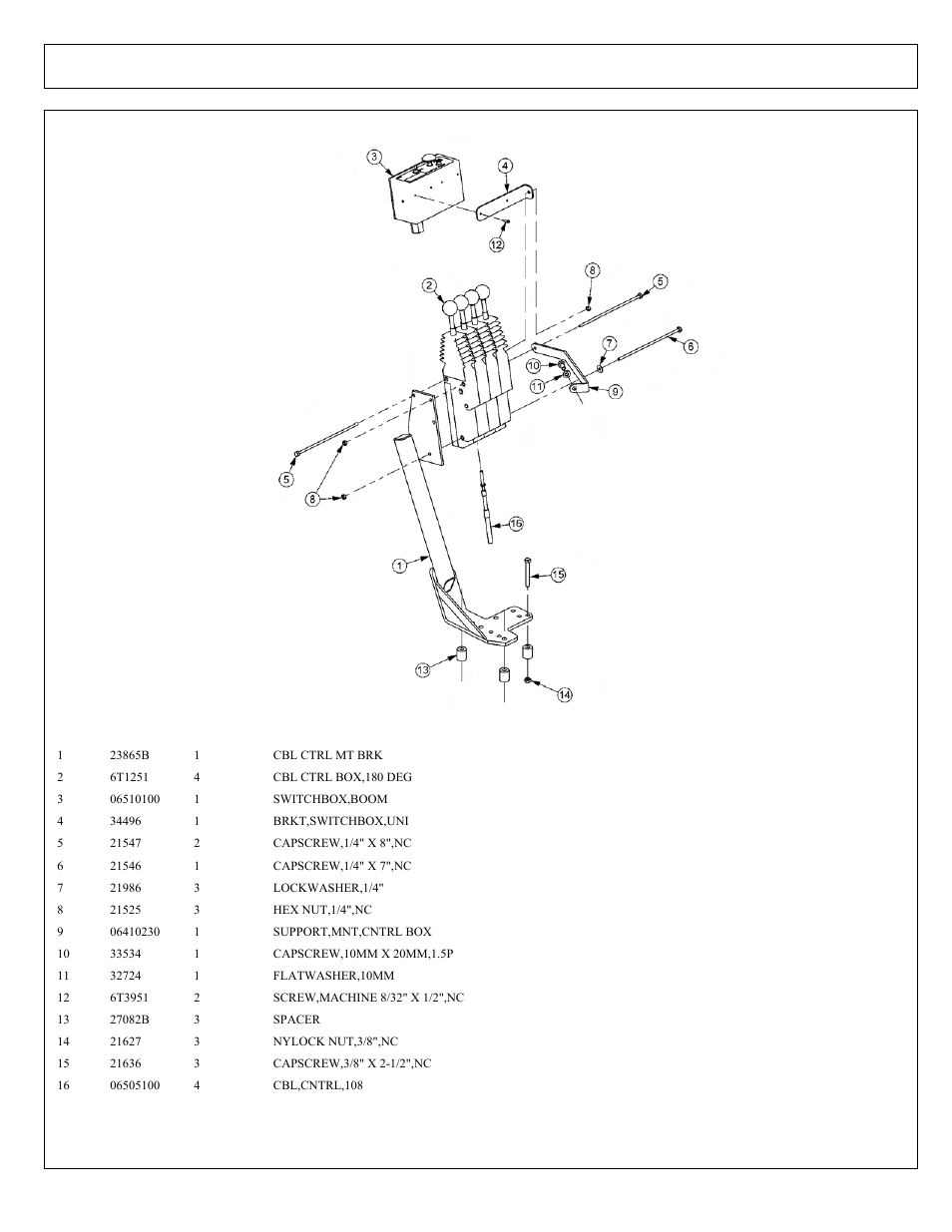4 spool cable control mount - scv only | Tiger Products Co., Ltd JOHN DEERE 5093E User Manual | Page 150 / 248