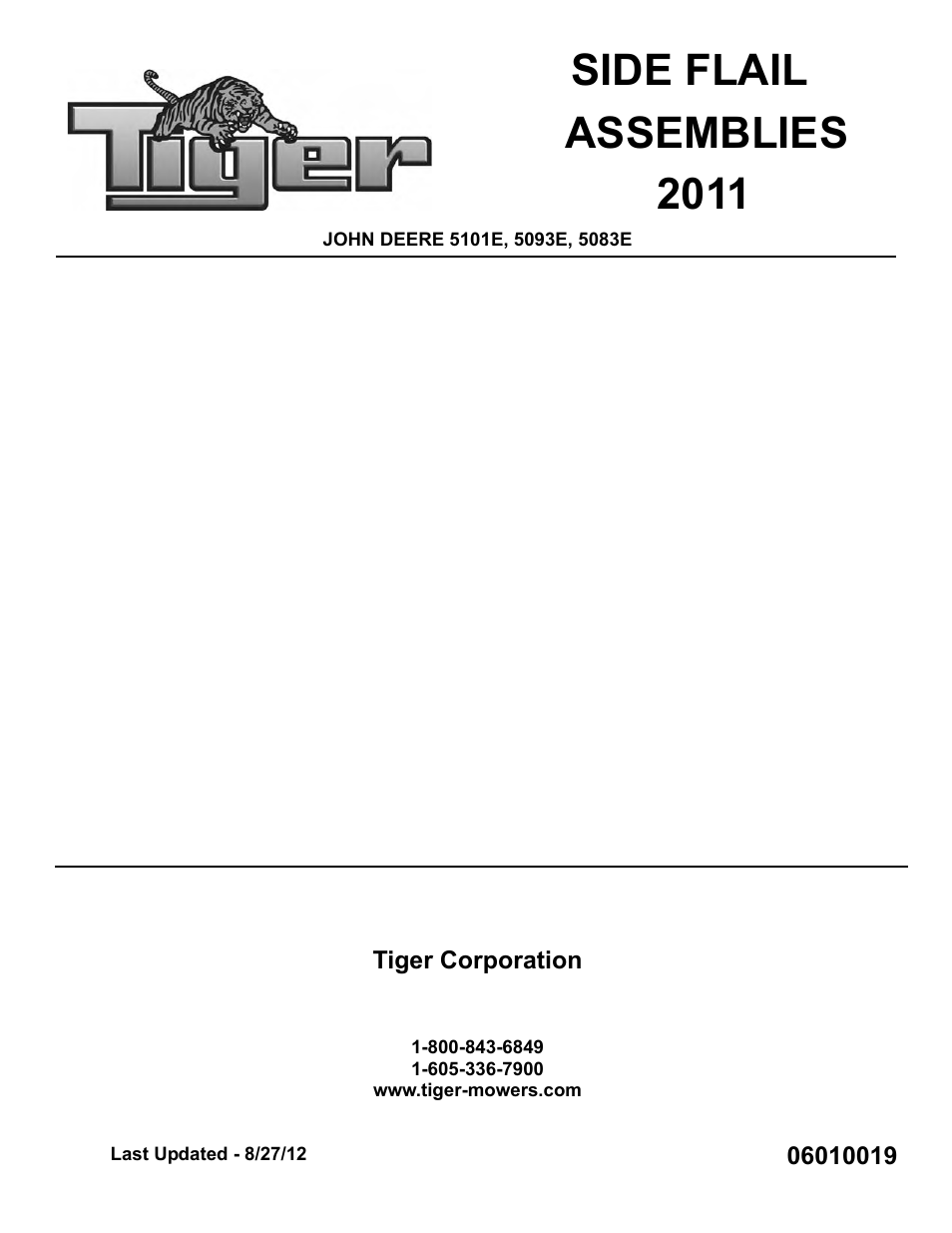 Tiger Products Co., Ltd JOHN DEERE 5101E User Manual | 210 pages