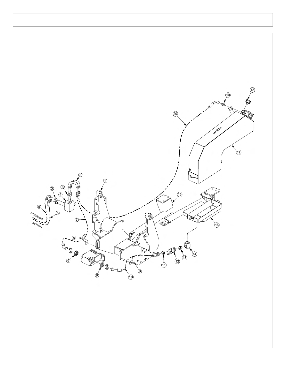 Tractor mount kit, loader - hydraulics | Tiger Products Co., Ltd JOHN DEERE 5101E User Manual | Page 130 / 210