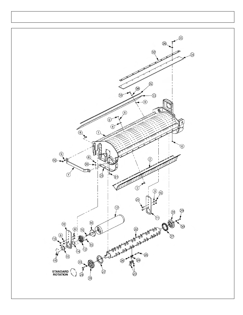 75in side flail - standard rotation | Tiger Products Co., Ltd JOHN DEERE 5101E User Manual | Page 150 / 210