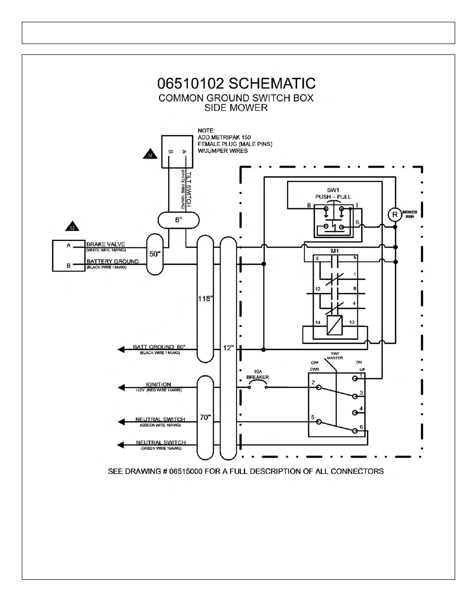 Switch box schematic | Tiger Products Co., Ltd JOHN DEERE 5101E User Manual | Page 182 / 210