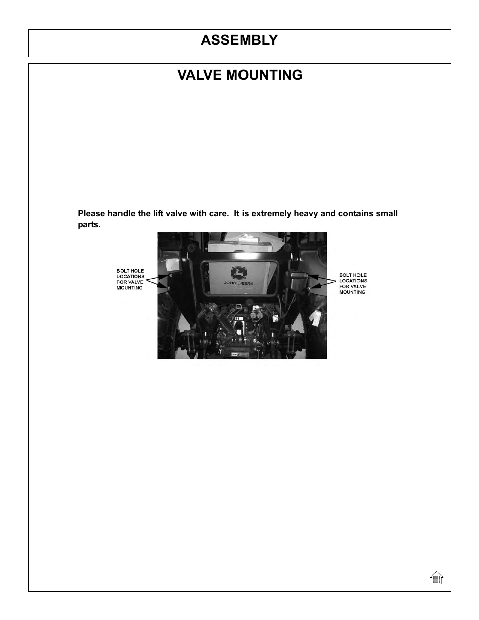 Assembly, Valve mounting | Tiger Products Co., Ltd JOHN DEERE 5101E User Manual | Page 35 / 210