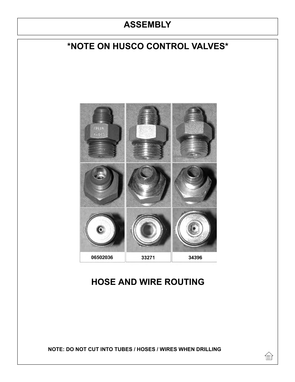 Assembly, Hose and wire routing | Tiger Products Co., Ltd JOHN DEERE 5101E User Manual | Page 39 / 210