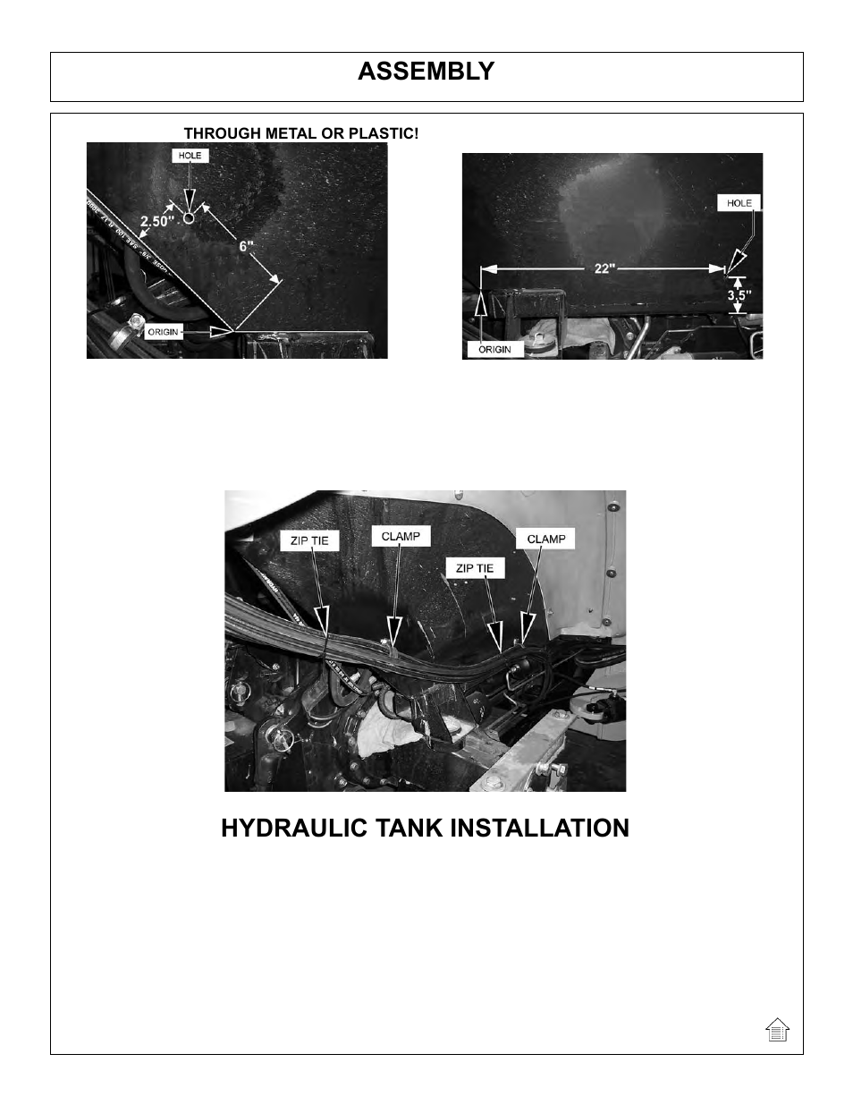 Assembly, Hydraulic tank installation | Tiger Products Co., Ltd JOHN DEERE 5101E User Manual | Page 40 / 210