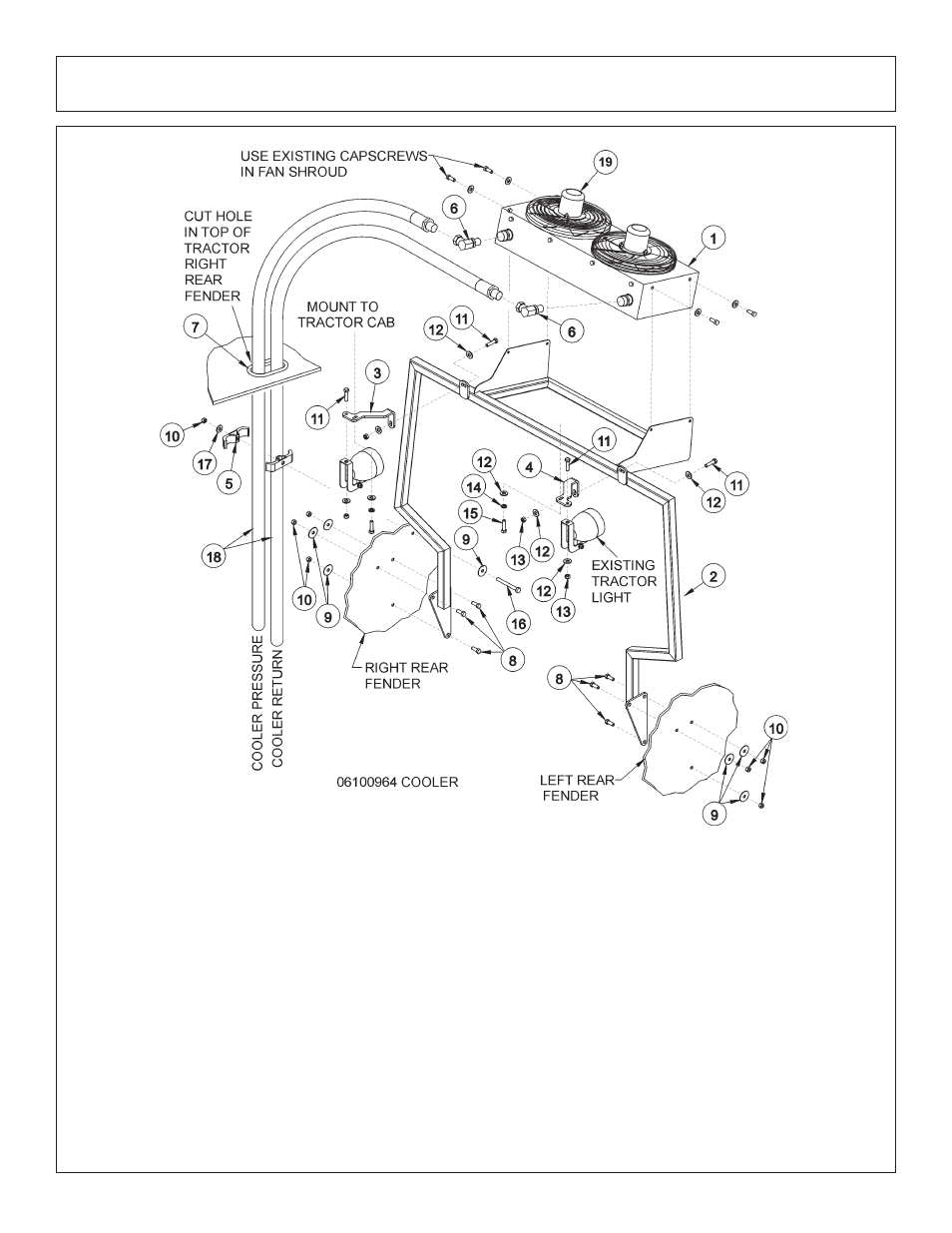 Hydraulic cooler - cab - old | Tiger Products Co., Ltd JD 72-7520 User Manual | Page 104 / 144