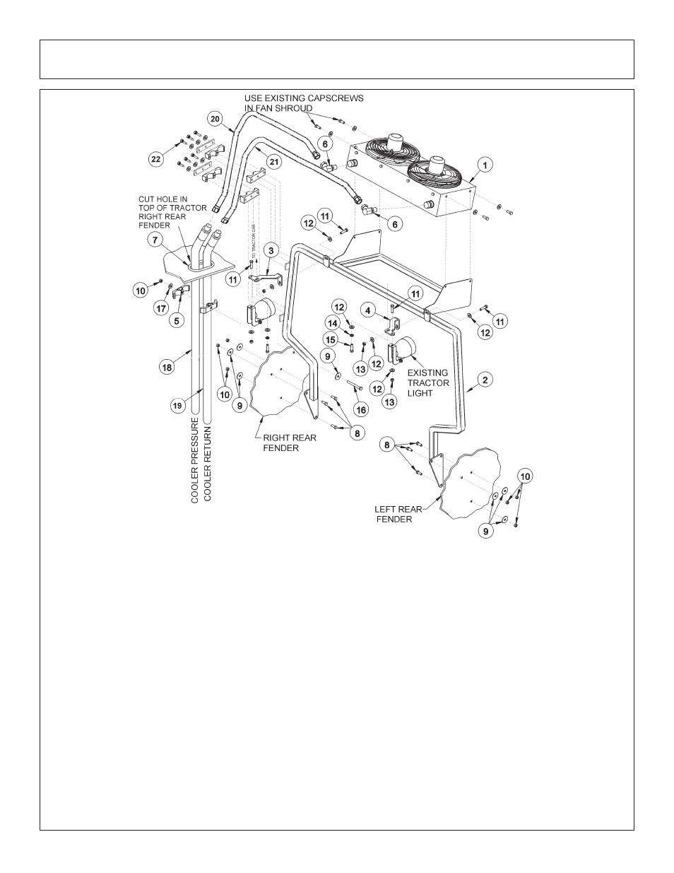 Hydraulic cooler - cab 6420 - new | Tiger Products Co., Ltd JD 72-7520 User Manual | Page 105 / 144