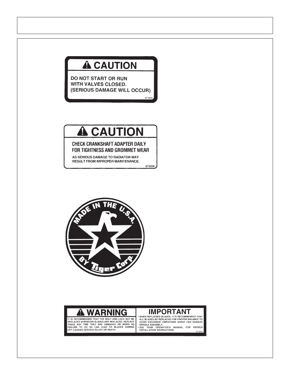 Safety | Tiger Products Co., Ltd JD 72-7520 User Manual | Page 20 / 144