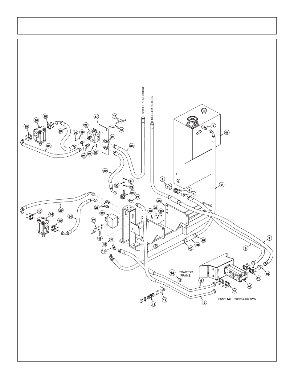 Tractor mount kit - hydraulics, 2wd, 4wd | Tiger Products Co., Ltd JD 72-7520 User Manual | Page 90 / 144