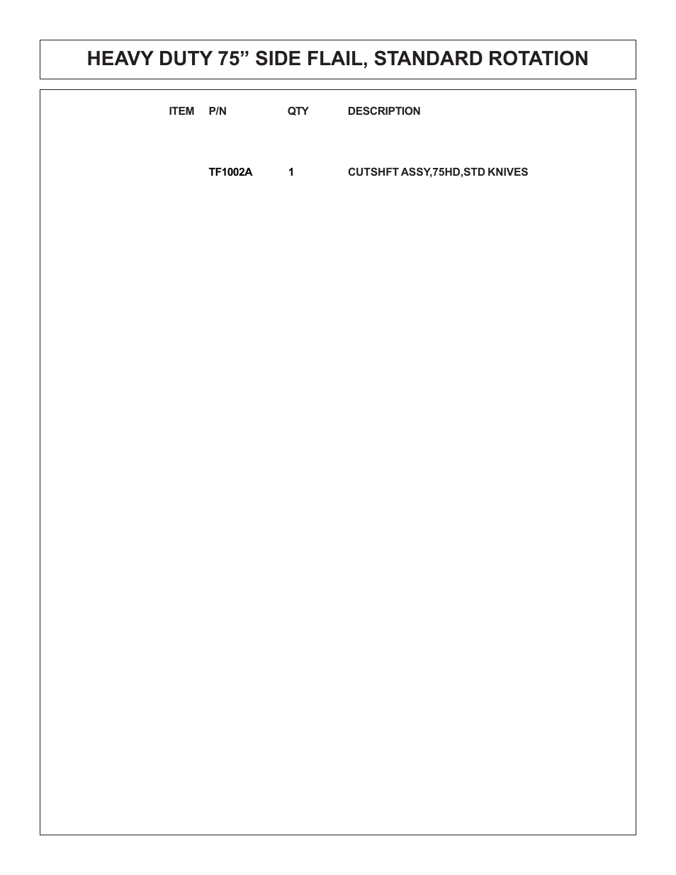 Heavy duty 75” side flail, standard rotation | Tiger Products Co., Ltd JD 5520 User Manual | Page 125 / 222