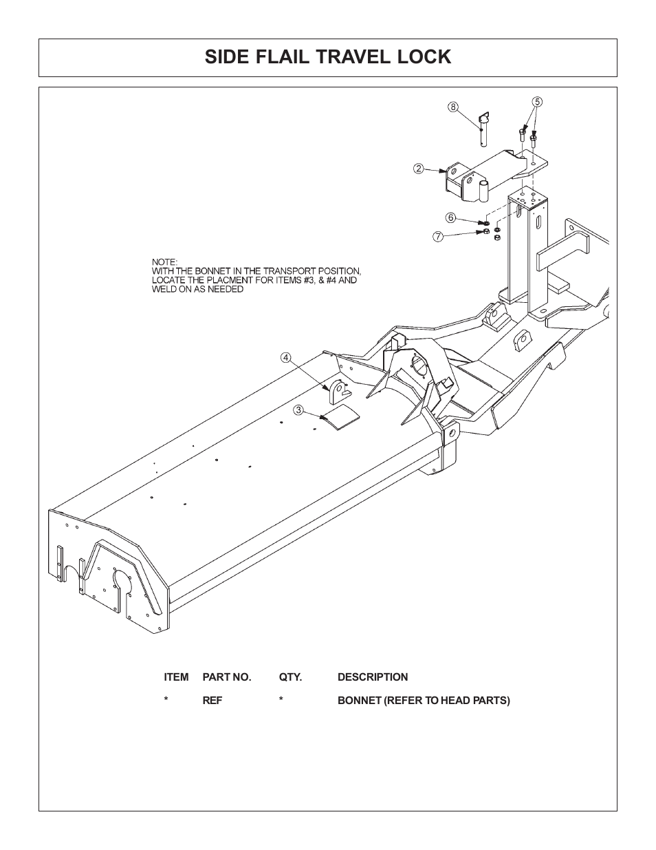 Side flail travel lock | Tiger Products Co., Ltd JD 5520 User Manual | Page 196 / 222