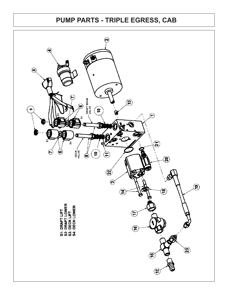 Pump parts - triple egress, cab | Tiger Products Co., Ltd JD 5520 User Manual | Page 212 / 222