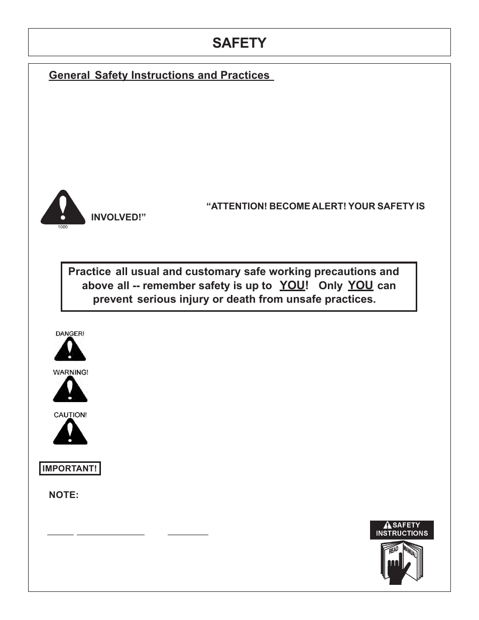 Safety | Tiger Products Co., Ltd JD 5520 User Manual | Page 8 / 222